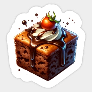 Brownie Salted Vintage Since Yummy Breakfast Kawaii Sticker